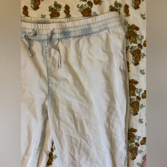 American Rag Off-White and Blue 100% Cotton Joggers Size L - Picture 5 of 16